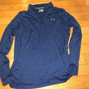 Blue under armor pullover